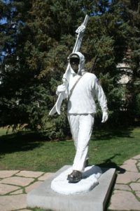 10th Mountain Division solder statue at Vail