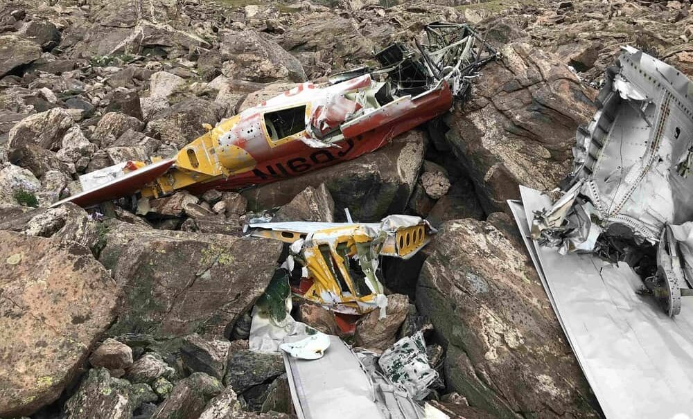 N160JN plane wreckage
