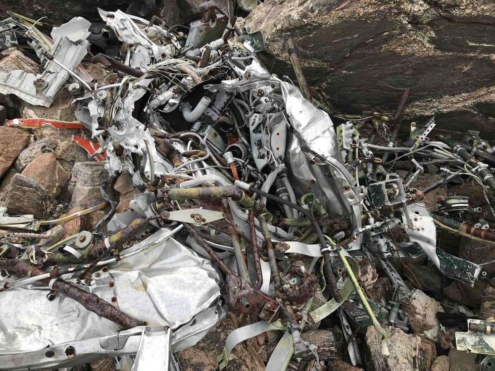 N160JN plane wreckage