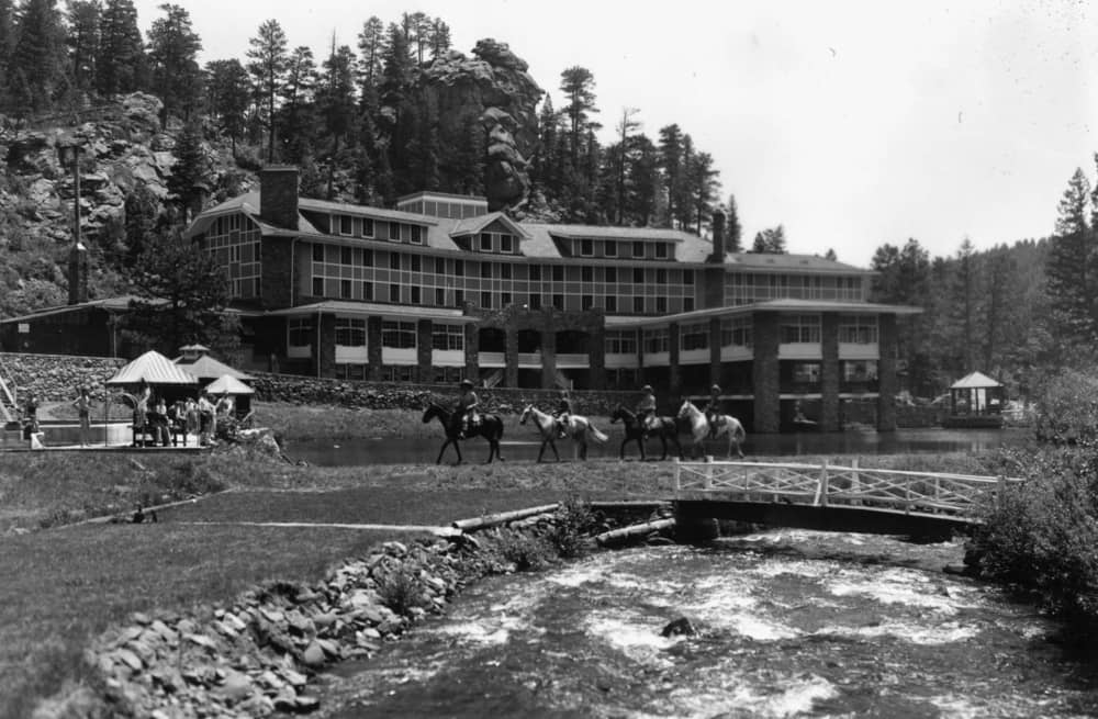 horseback riding, circa 1920s